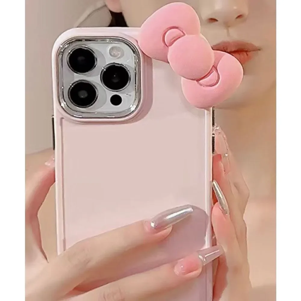 Hello Kitty Silicone I Phone Case Pink on Pink